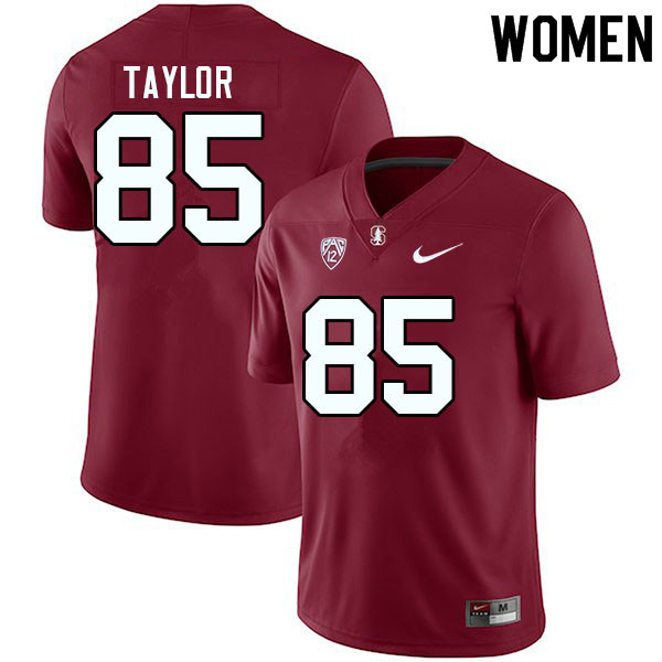 Women #85 Shield Taylor Stanford Cardinal College Football Jerseys Sale-Cardinal - Click Image to Close